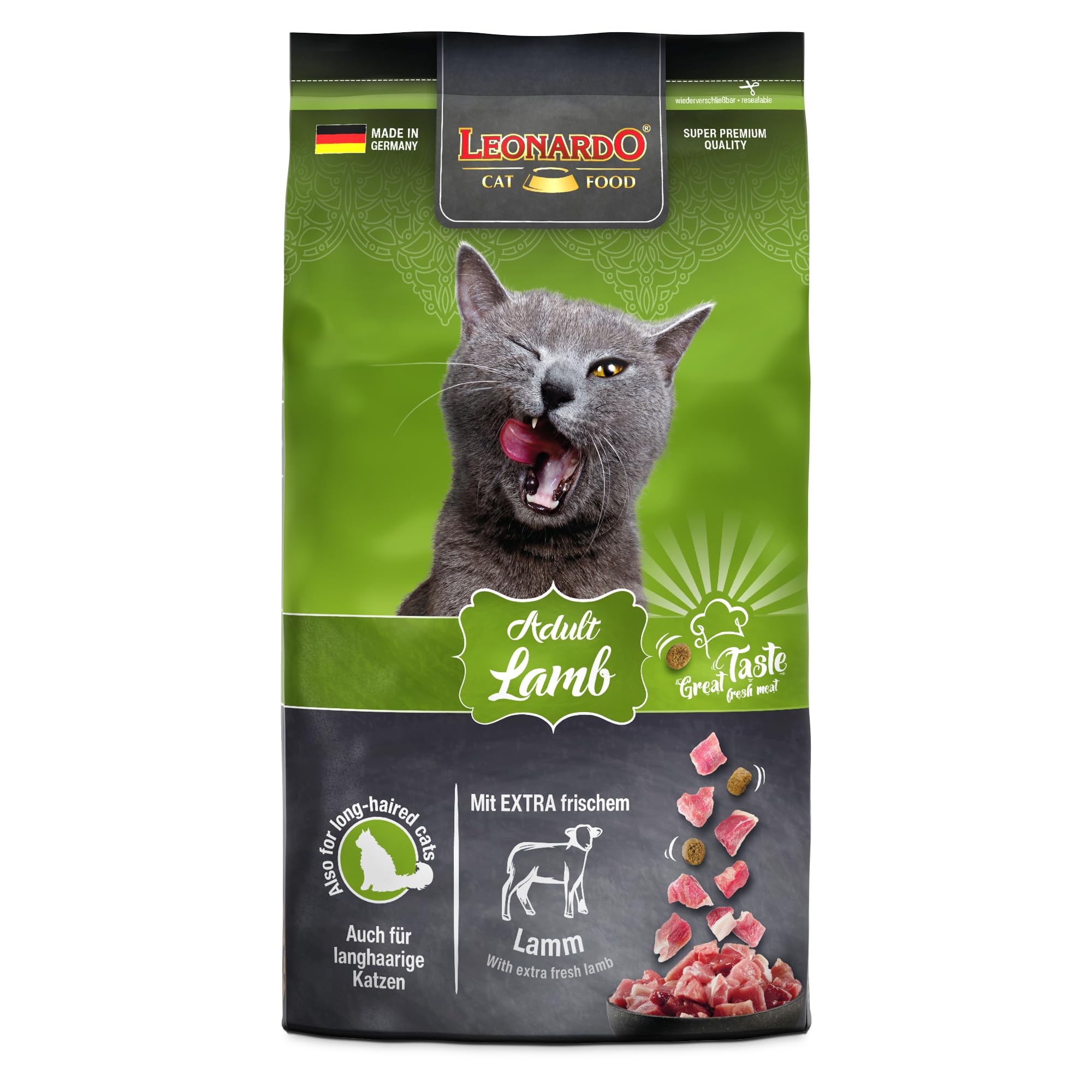 Leonardo Adult Ente Trockenfutter 2kg für Katzen