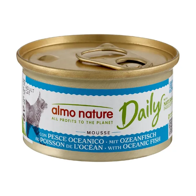Almo Nature Daily Ozeanfisch Mousse Nassfutter 24x85g getreidefrei