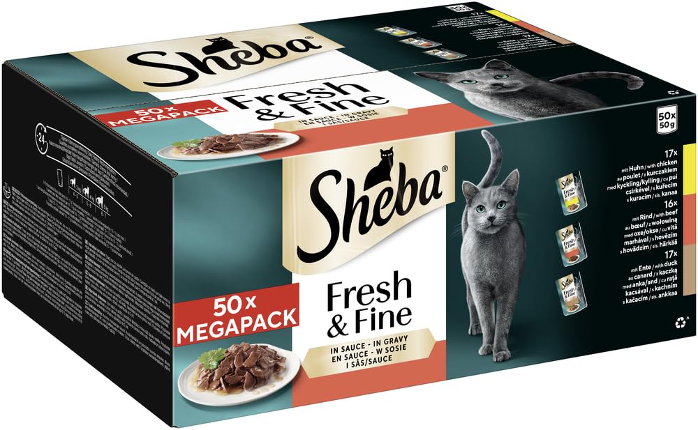 Sheba Fresh & Fine Huhn Nassfutter Gravy Multipack