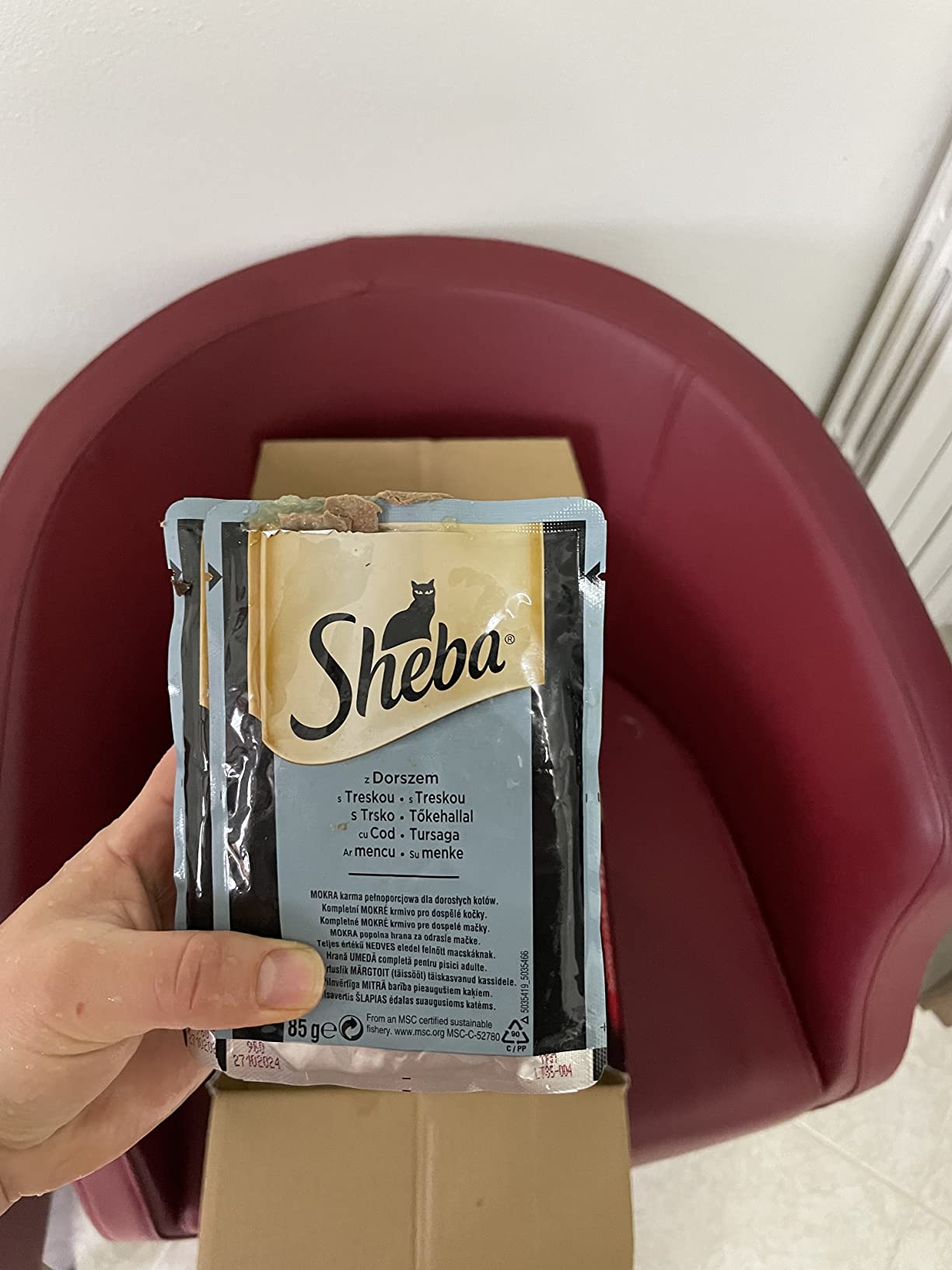 Sheba Multipack Nassfutter Fisch Gelee 60x85g