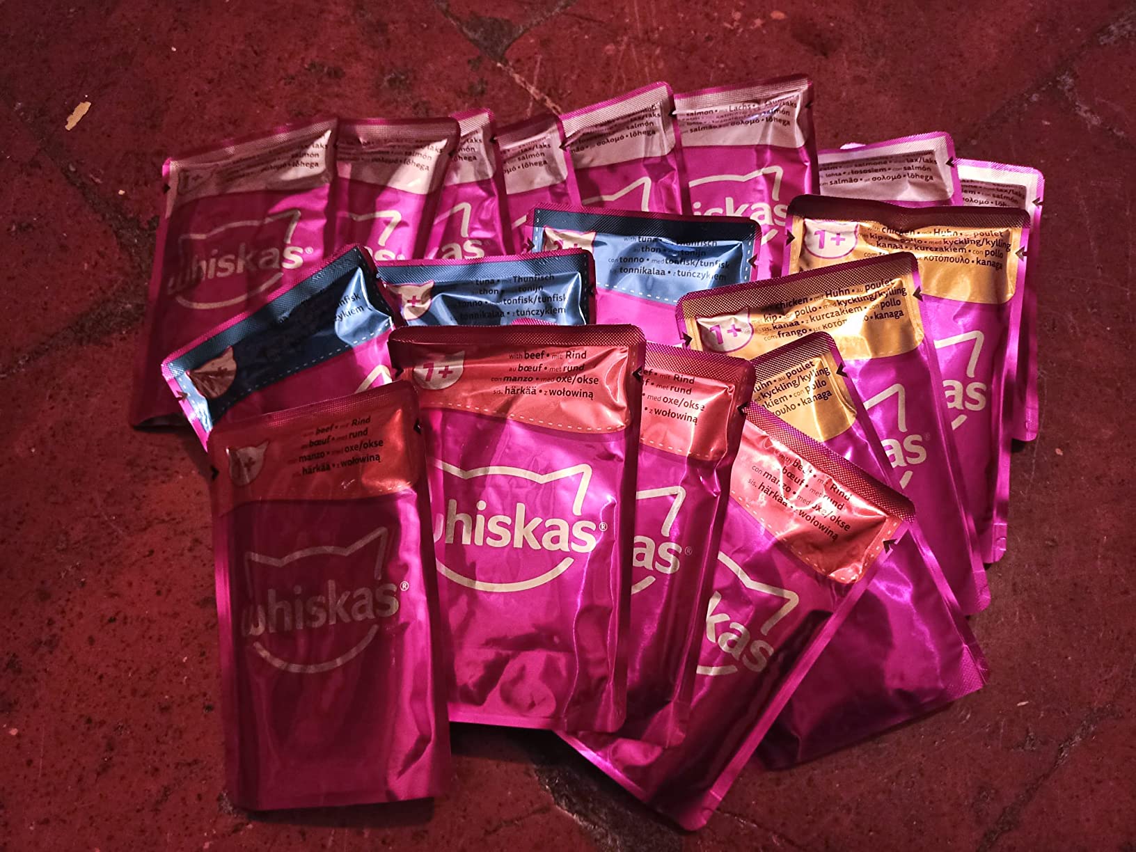 Whiskas Adult 1+ Gemischte Auswahl Nassfutter 84x85g Gelee