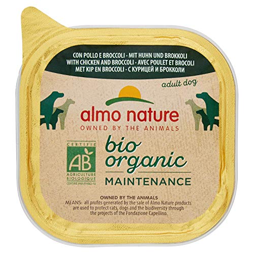 Almo Nature Bio Organic Puppy Nassfutter Huhn 9x330g