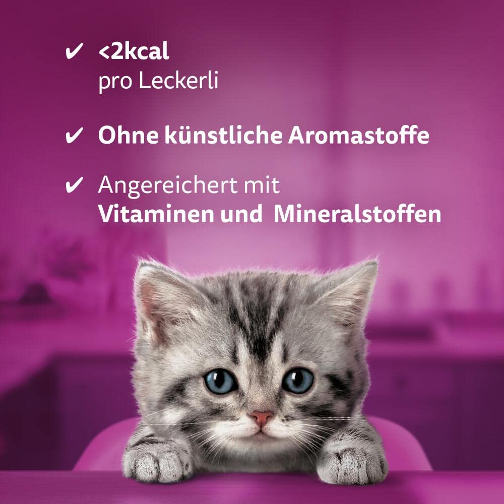 Whiskas Milch-Kätzchen Snack Junior 8x55g cremig-knusprig