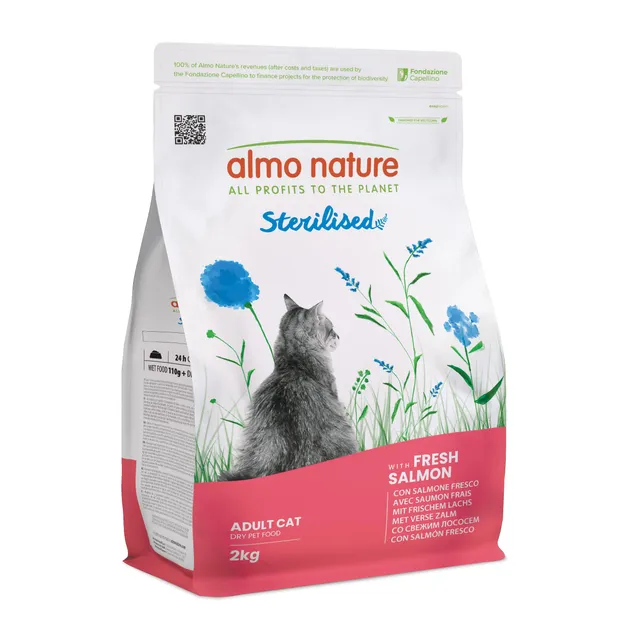 Almo Nature Sterilised Trockenfutter 2kg Lachs