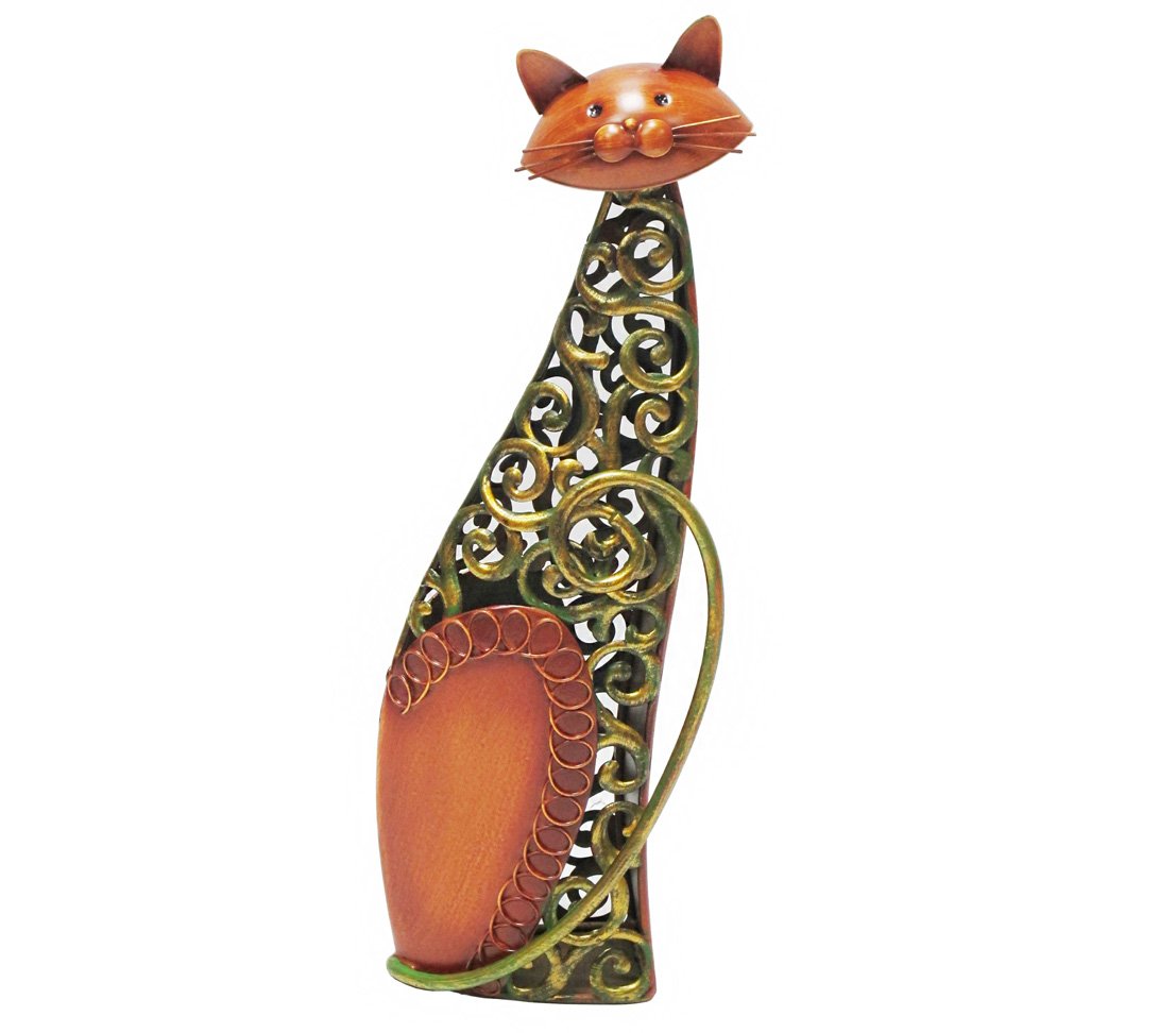 Dehner Premium Lovely Dekofigur Katze Camillo Metall 2 Stück