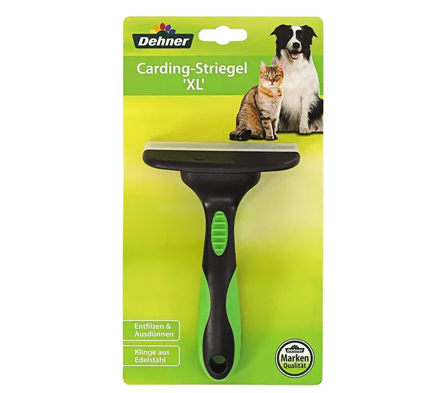 Dehner Carding-Striegel XL Edelstahl Entfilzen