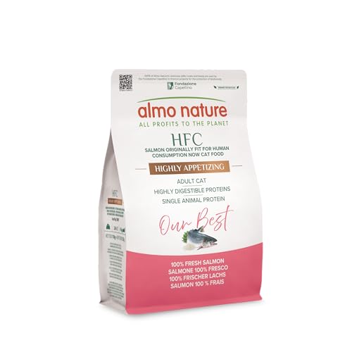 Almo Nature HFC Our Best Trockenfutter Katze Lachs 300g