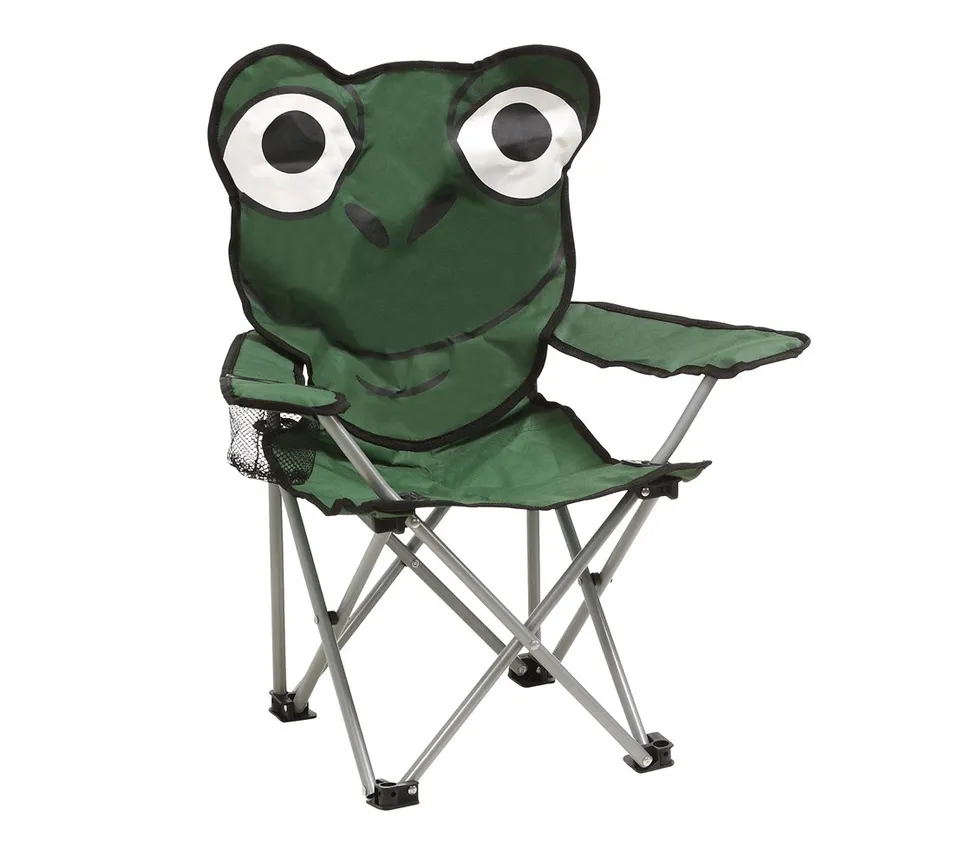 Dehner Kids Kinderfaltsessel Frosch 65x57x34 Getränkehalter mit Tasche