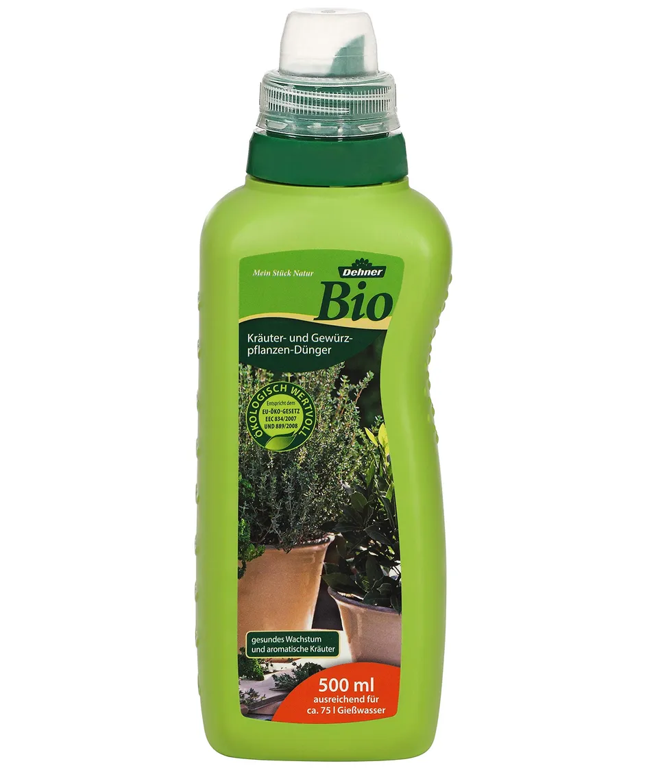 Dehner Bio Kräuter- und Gewürzpflanzen-Dünger Flüssigdünger 500 ml bio