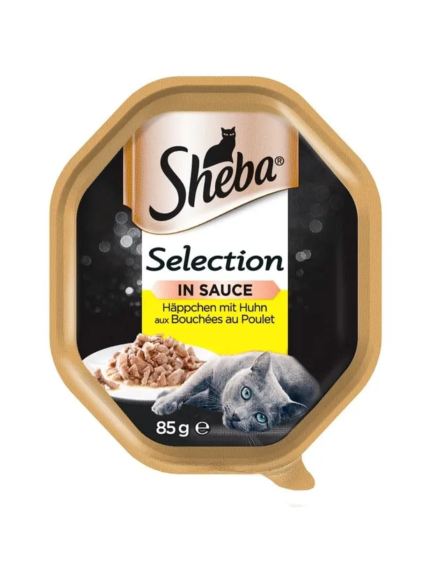 Sheba Selection in Sauce Nassfutter Huhn 22x85g