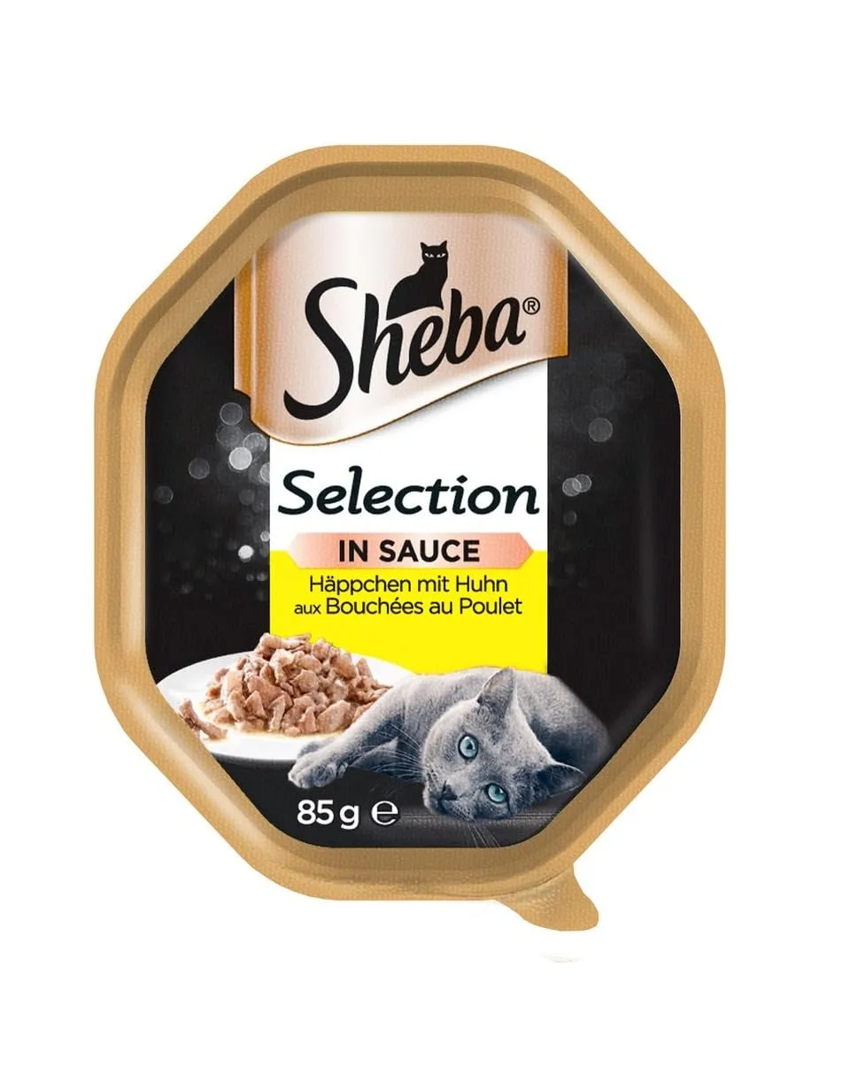 Sheba Selection in Sauce Nassfutter Huhn 22x85g