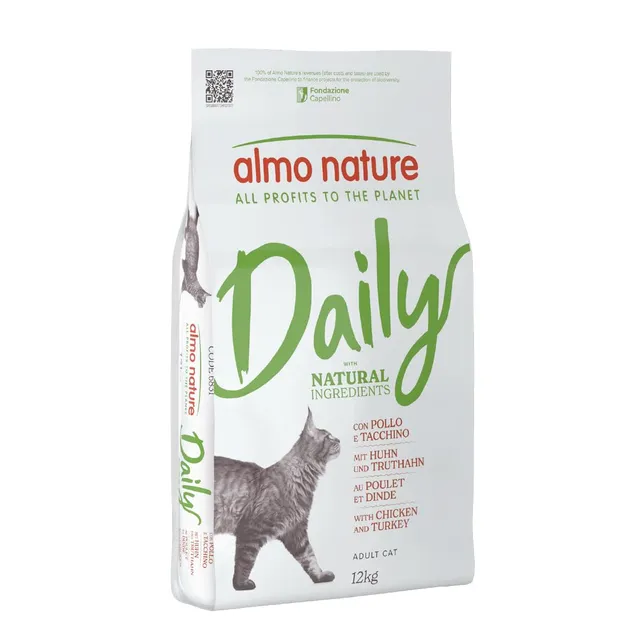 Almo Nature Daily Trockenfutter Huhn Truthahn 12kg vollständig
