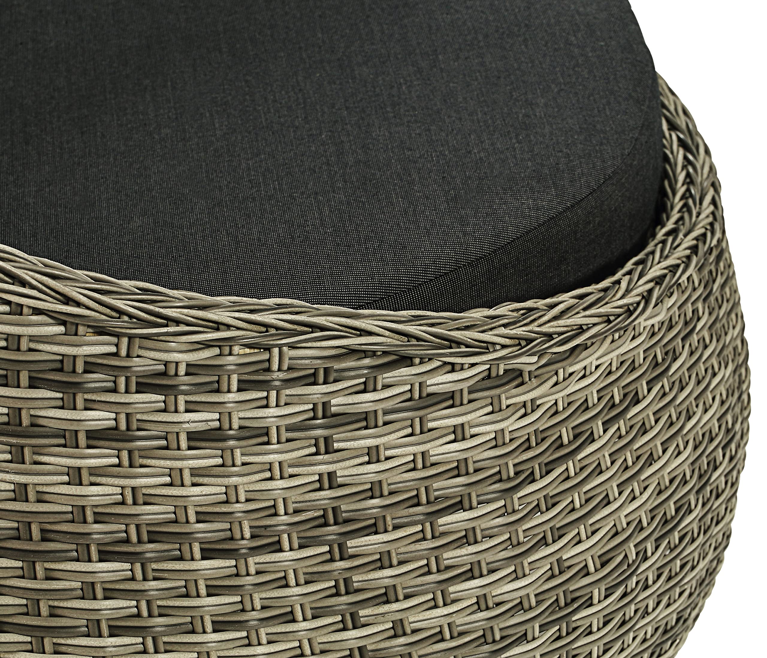 Dehner Premium Lovely Avani Loungegruppe 4-teilig grau creme