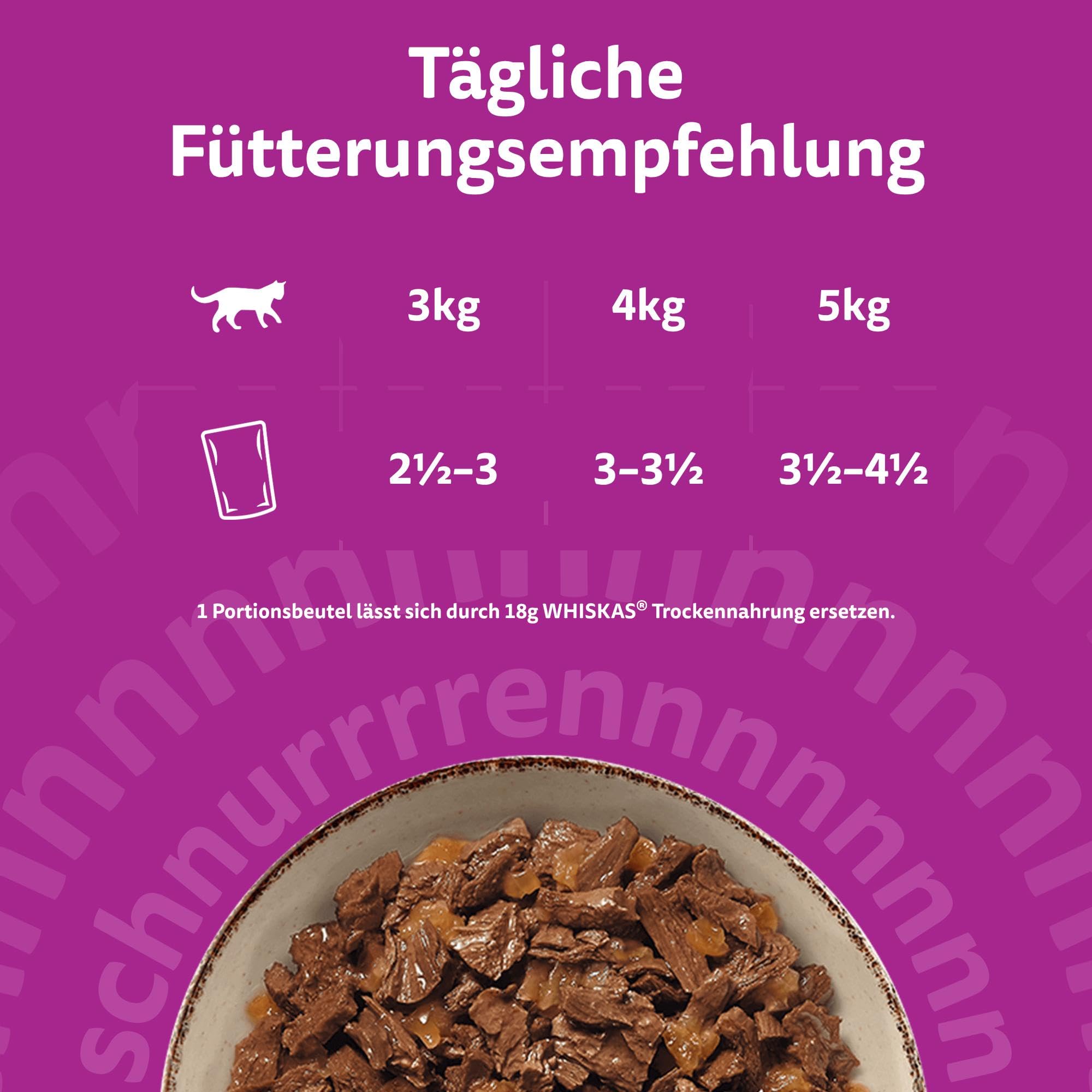 Whiskas Pure Delight Nassfutter Gelee Klassisches Ragout 12x85g