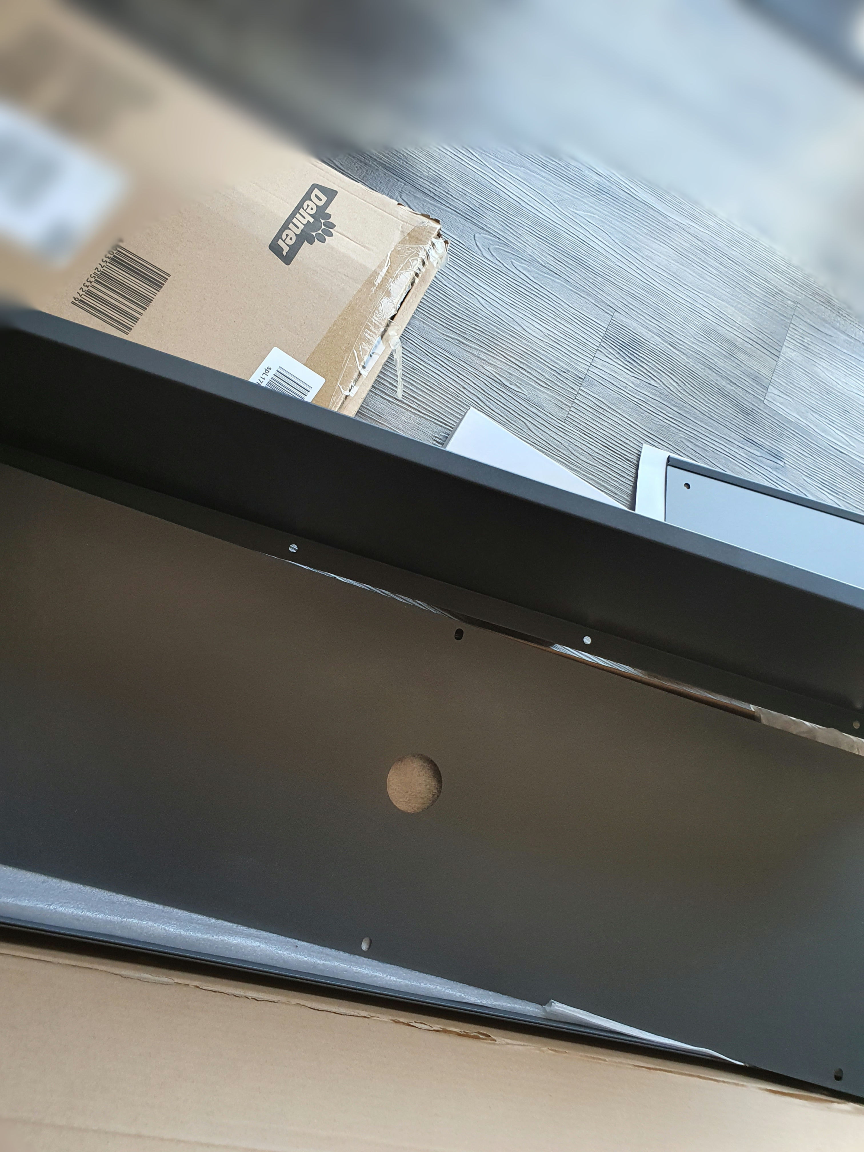 Dehner Premium Lovely Münster Hochbeet Stahl grau 100cm