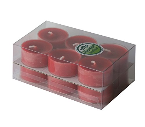 Dehner Premium Lovely Teelichter rubinrot 72 Stück 4h