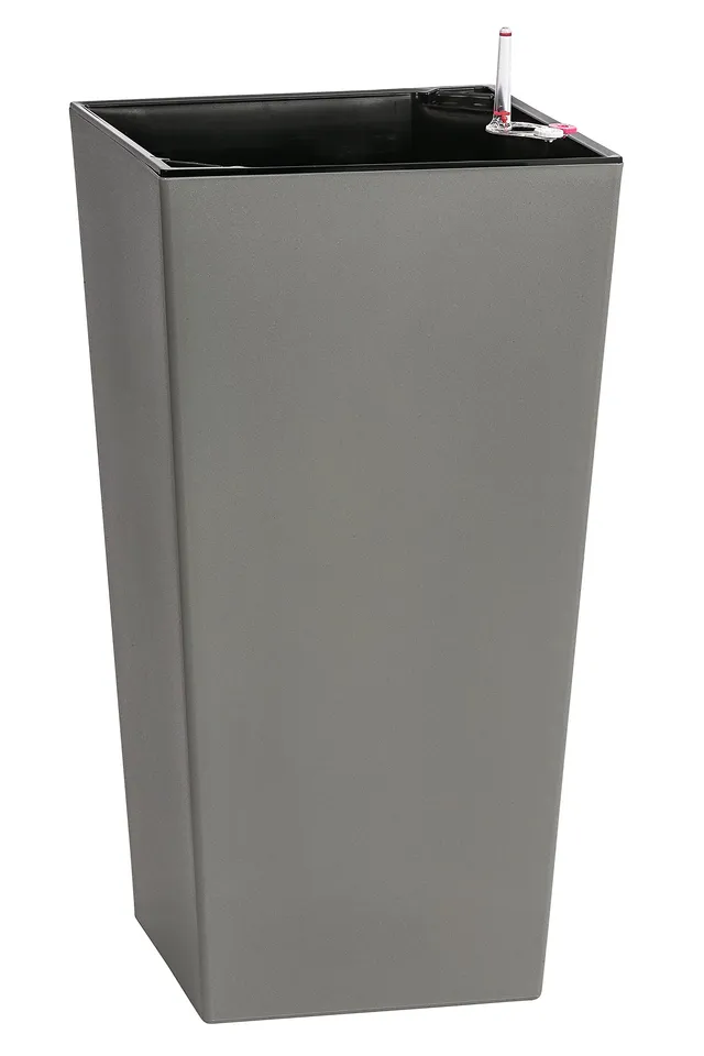 Dehner Elise Pflanztopf grau 30x58x30 cm mit Bewässerung