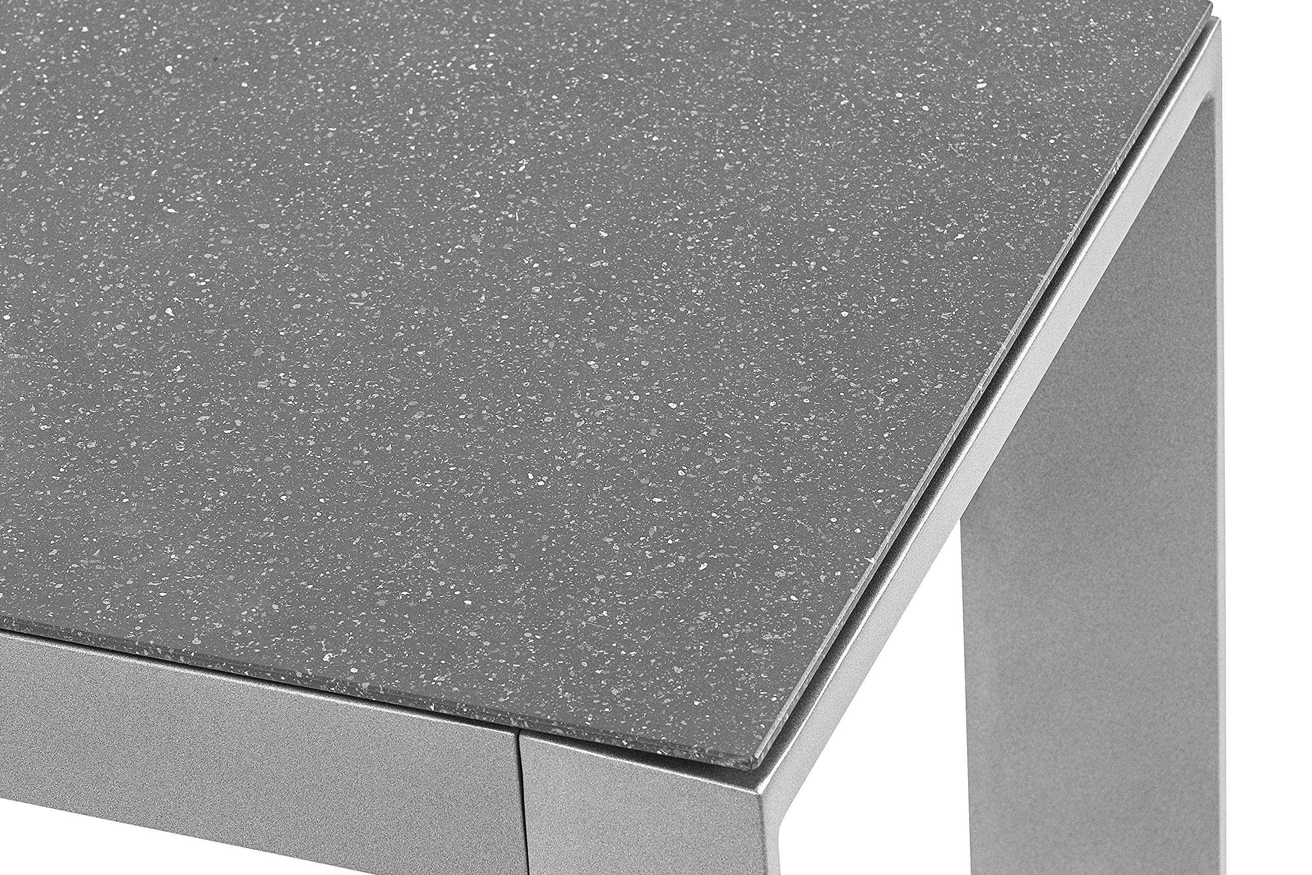 Dehner Premium Lovely Chicago Tisch schmal grau 133cm