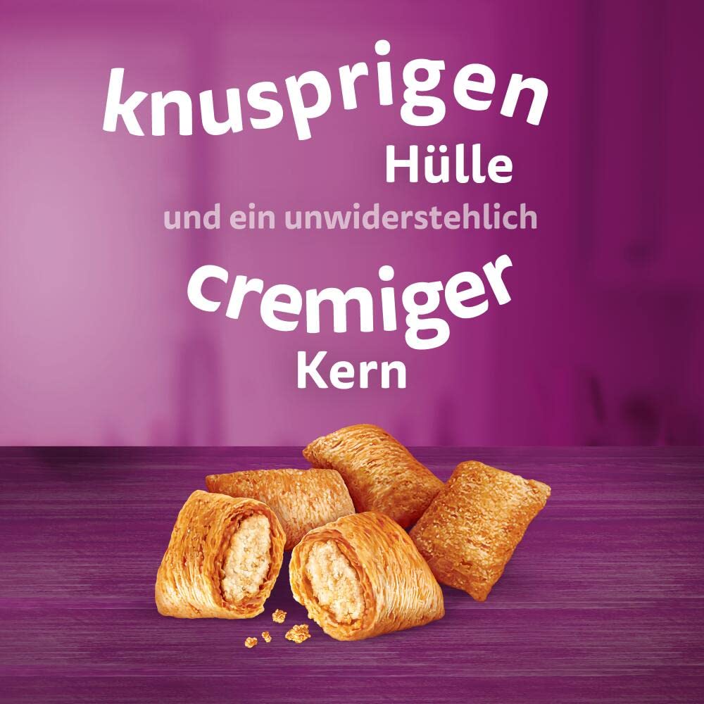 Whiskas Knuspertaschen Snack Lachs 4x180g cremig