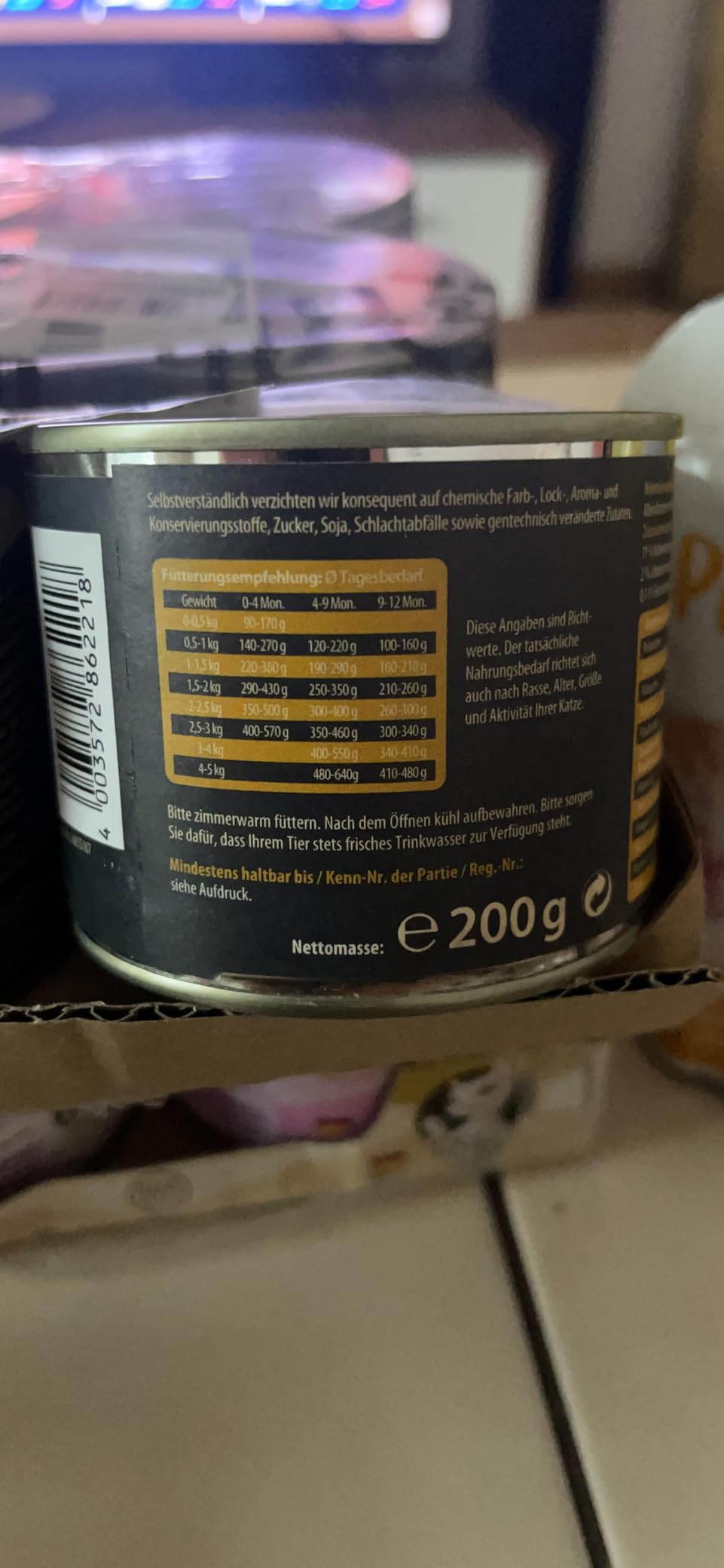 Dehner Wild Nature Hügelland Kitten Nassfutter 6x400g Huhn