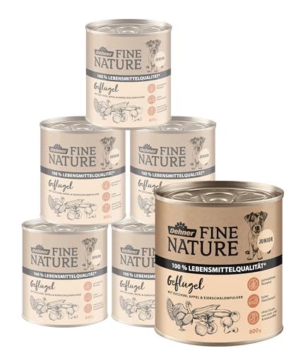 Dehner Fine Nature Nassfutter Geflügel 6x800g Hund
