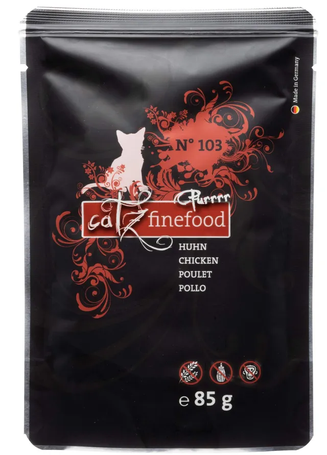 catz finefood Purrrr N° 103 Nassfutter Huhn 8x85g getreidefrei