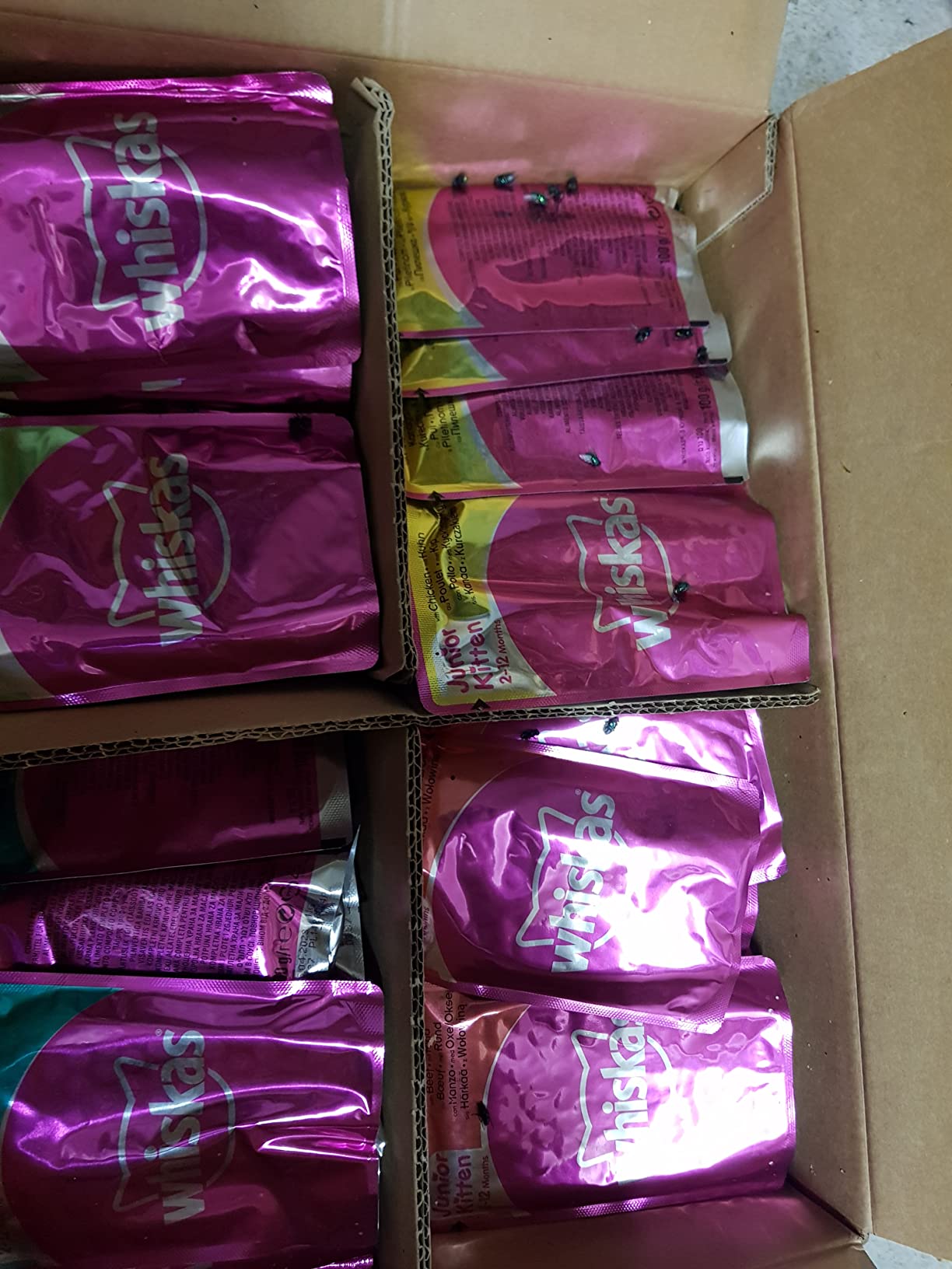 Whiskas Junior Klassik Nassfutter Sauce 84x100g Huhn Rind