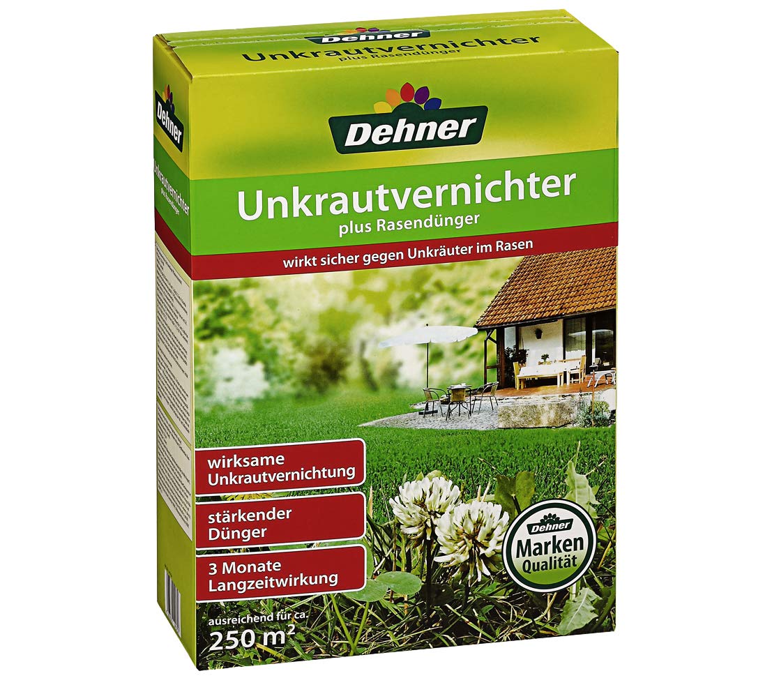 Dehner Unkrautvernichter Rasendünger 5kg + Nachsaat