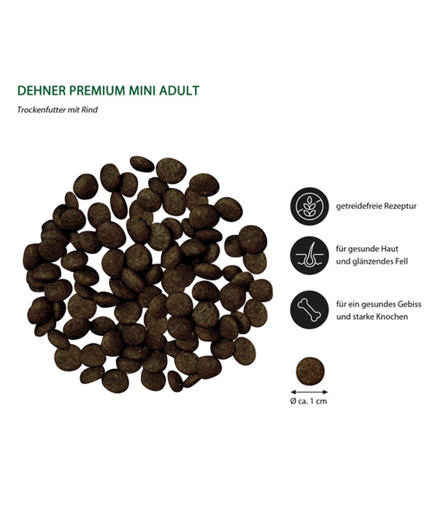 Dehner Premium Mini Adult Trockenfutter Rind Lamm 8 kg