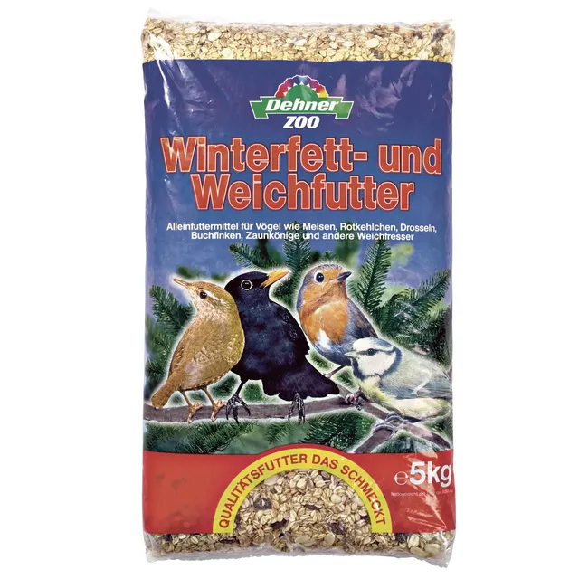 Dehner Fett- Weichfutter Vögel 5kg energiereich