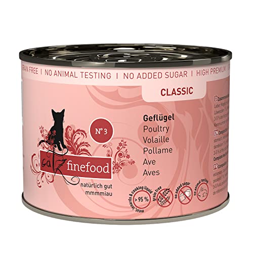catz finefood No.3 Geflügel Nassfutter 200g getreidefrei
