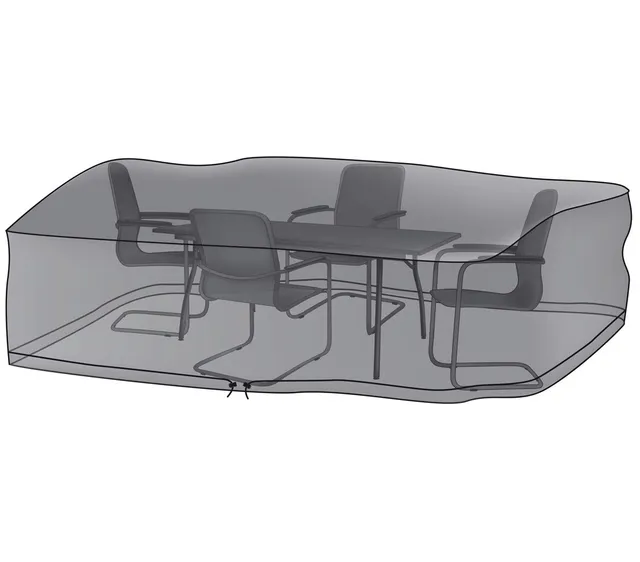 Dehner Deluxe Schutzhülle Gartenmöbel-Gruppe 295 cm anthrazit