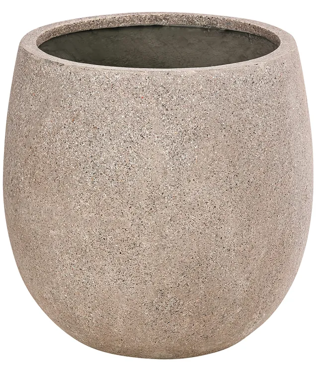 Dehner Balloon Pflanztopf Ø55 cm beige Polystone