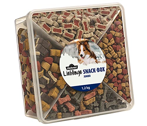 Dehner Lieblinge Snackbox Jumbo Hundesnack 1,2 kg zuckerfrei