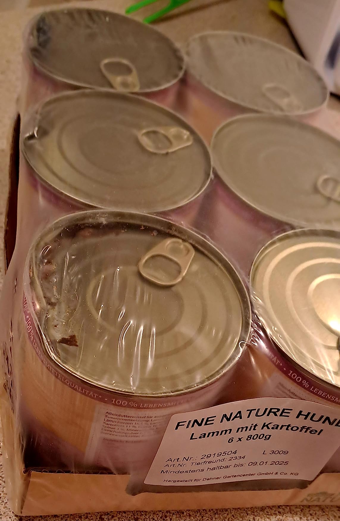 Dehner Fine Nature Senior Hundenassfutter Ente 6x400g