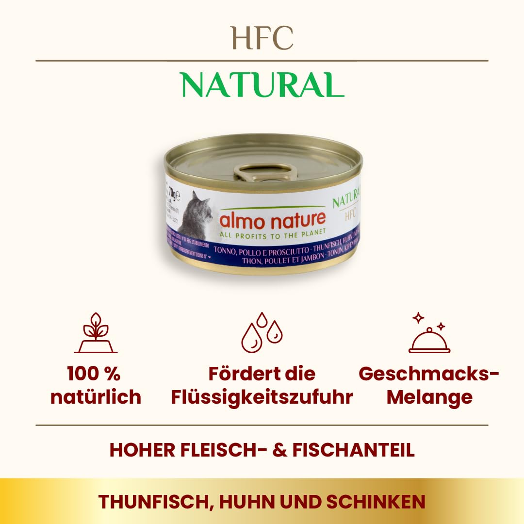 Almo Nature HFC Natural Nassfutter Thunfisch 24x70 g