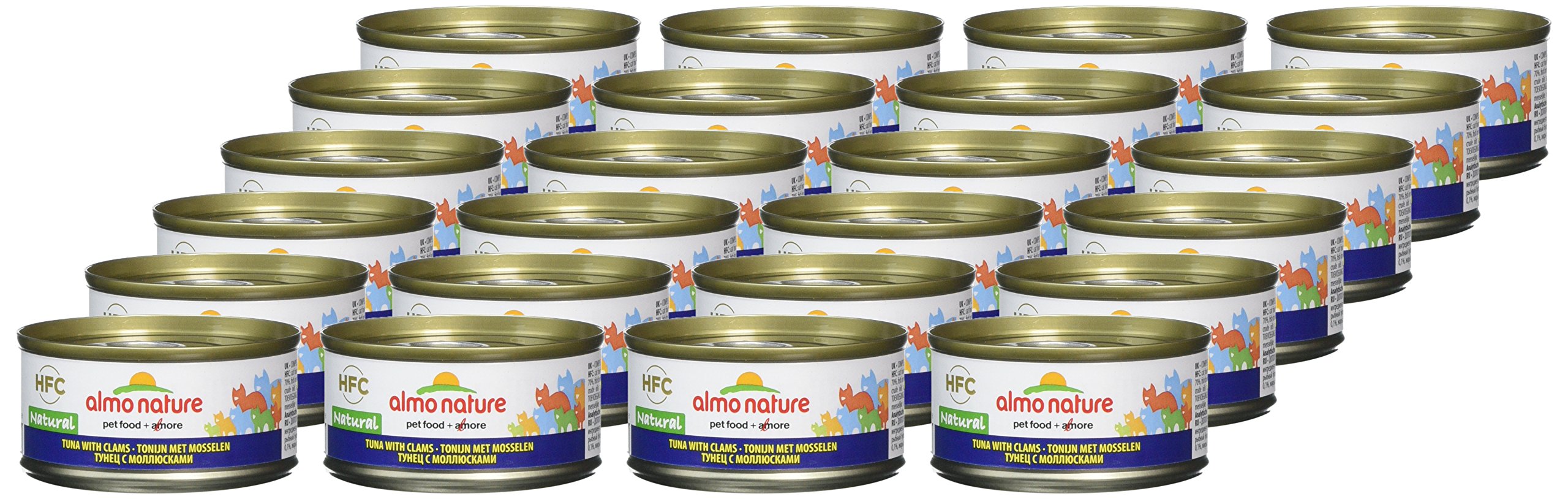 Almo Nature HFC Thunfisch Muscheln Nassfutter 24x70g Brühe