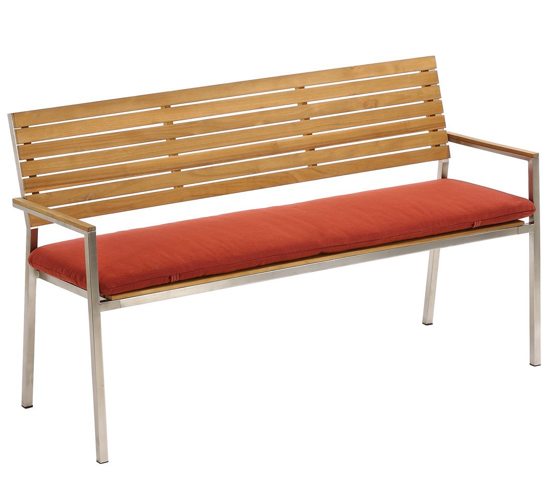 Dehner Antibes Gartenbank 3-Sitzer 151 cm Teak natur