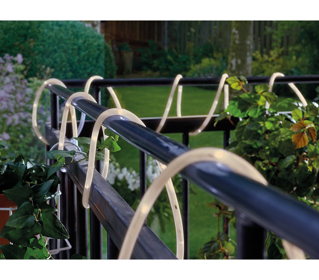 Dehner Premium Lovely Solar Leuchtschlauch Rose 5,2 m