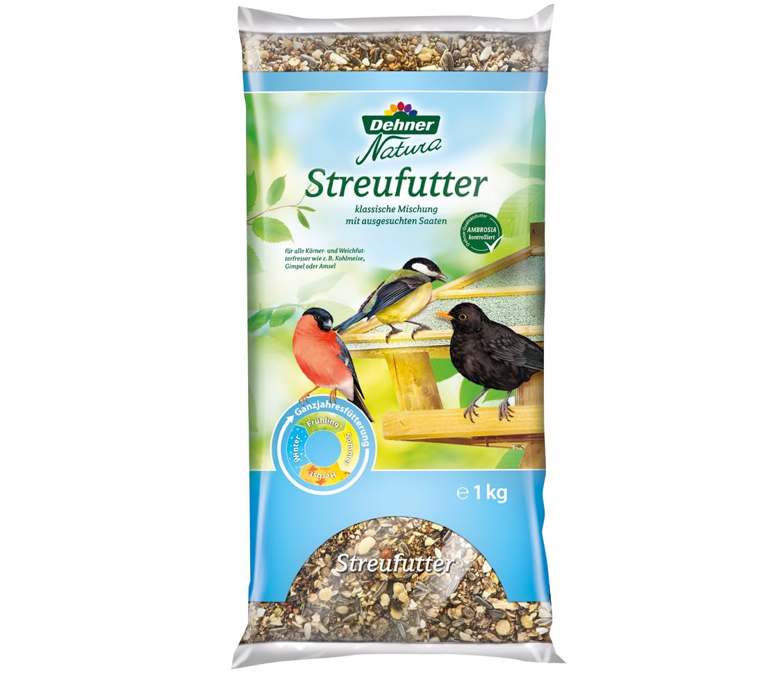 Dehner Natura Wildvogelfutter Streufutter 10x1 kg