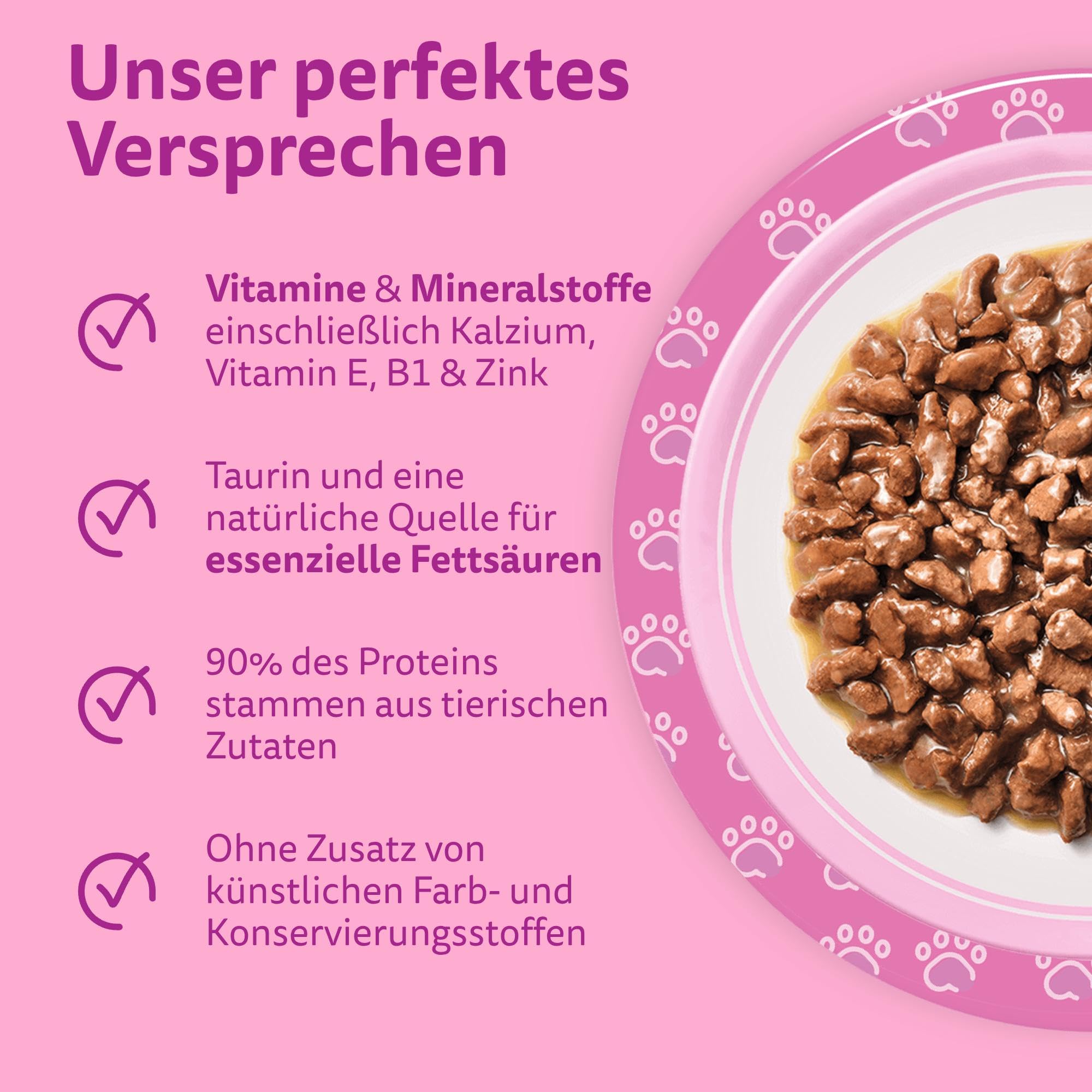 Whiskas Junior Nassfutter in Sauce Klassische Auswahl 84x85g