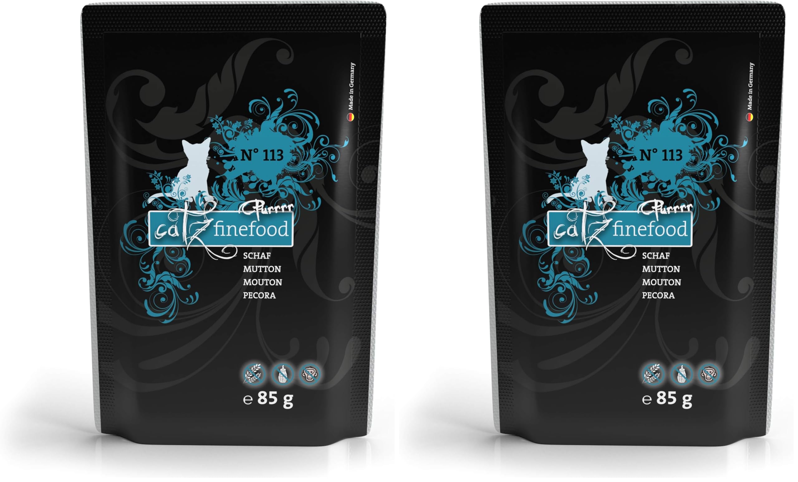 catz finefood Purrrr No.113 Schaf Nassfutter 85g getreidefrei
