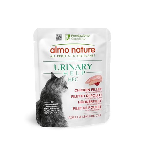 Almo Nature HFC Urinary Help Nassfutter Katze Huhn 24x50g