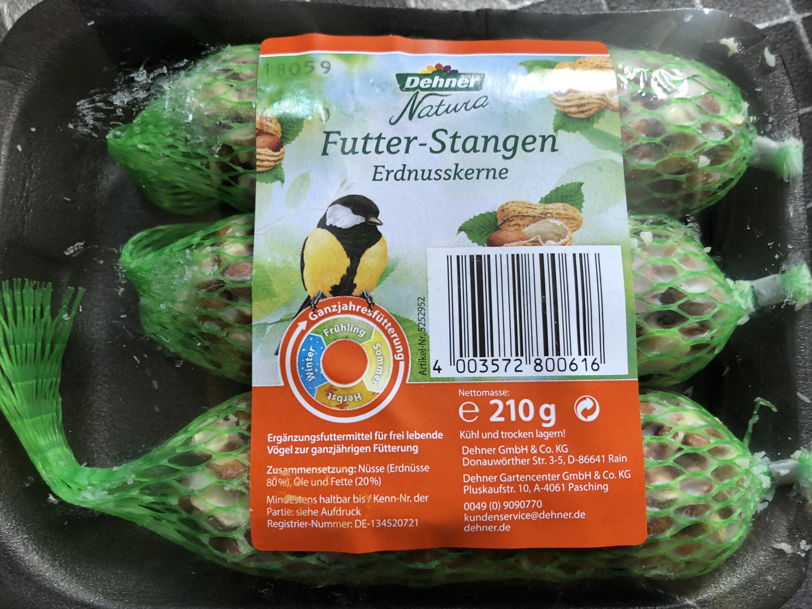 Dehner Natura Wildvogelfutter Snackmix 6-teilig energiereich