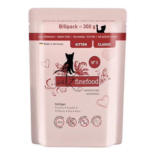 catz finefood Kitten N° 3 Nassfutter Geflügel 6x300g hypoallergen