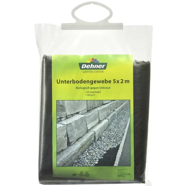 Dehner Premium Lovely Unterbodengewebe Unkrautfolie 5x2 m 100 g