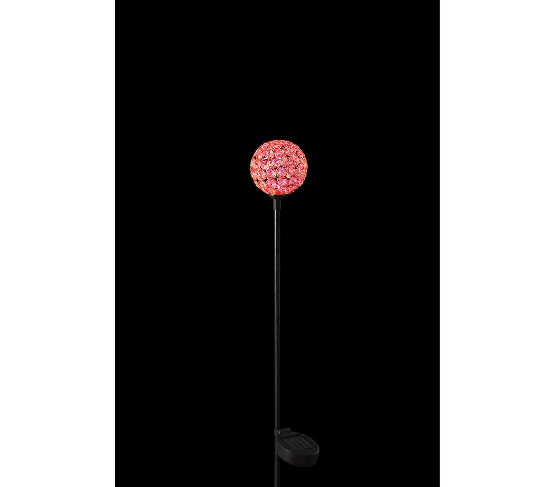 Dehner Premium Lovely Diamant Solar Dekostab 4er kupfer schwarz 120cm