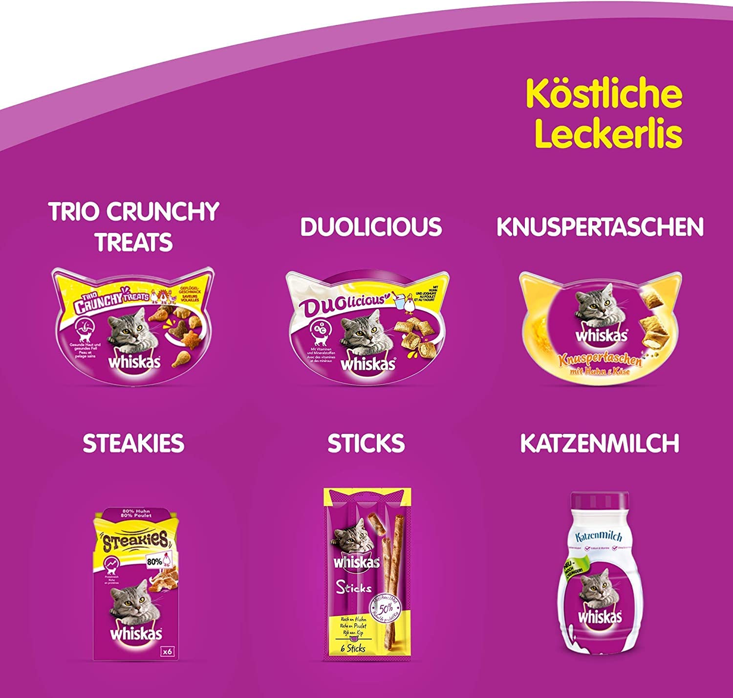 Whiskas Katzenmilch Kitten Snack laktosereduziert 15x200ml