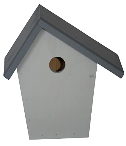 Dehner Natura Airin Nistkasten Holz grau 32 mm Einflug