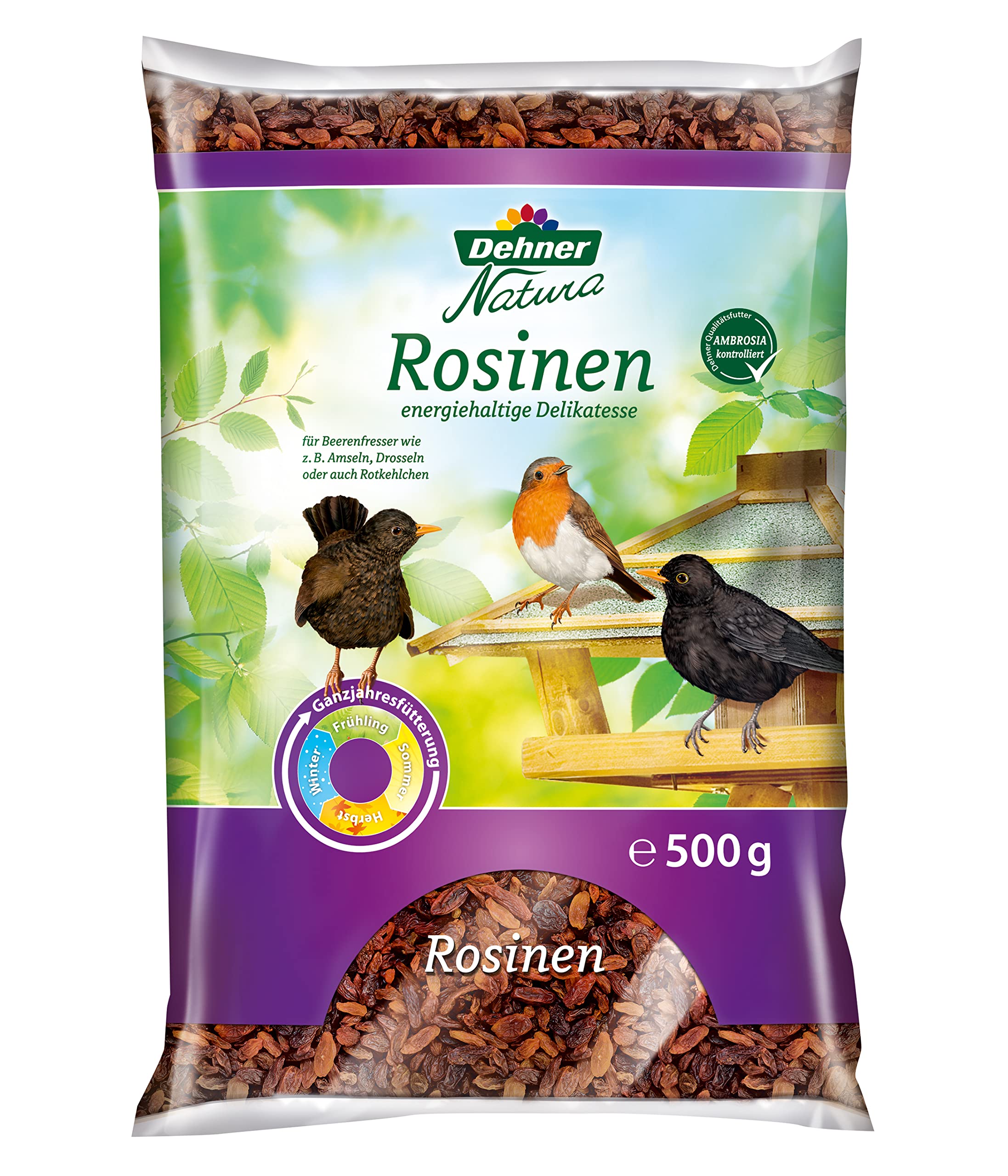 Dehner Natura Premium Wildvogelfutter Starterset 7-teilig energiereich